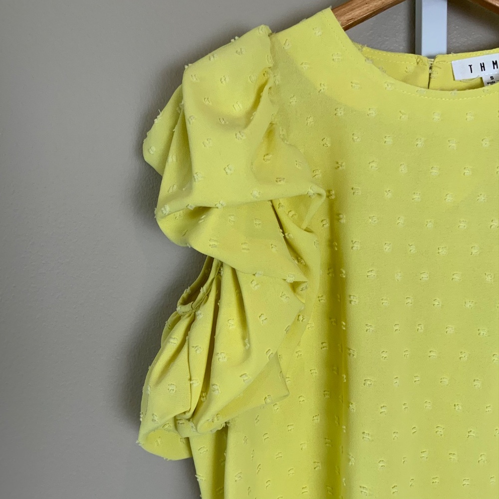 THML Ruffle Sleeve Top - Picture 7 of 16